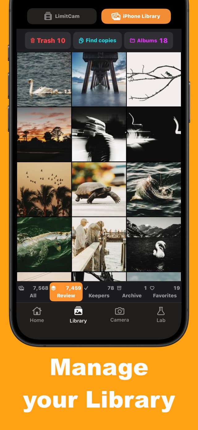 limitcam - Camera & Organizer feature